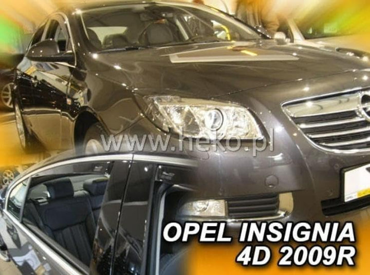 Heko Towequipe HEKO-25380 Windabweiser, getönt, für Opel Insignia 5-Türer Schrägheck, 4 Stück