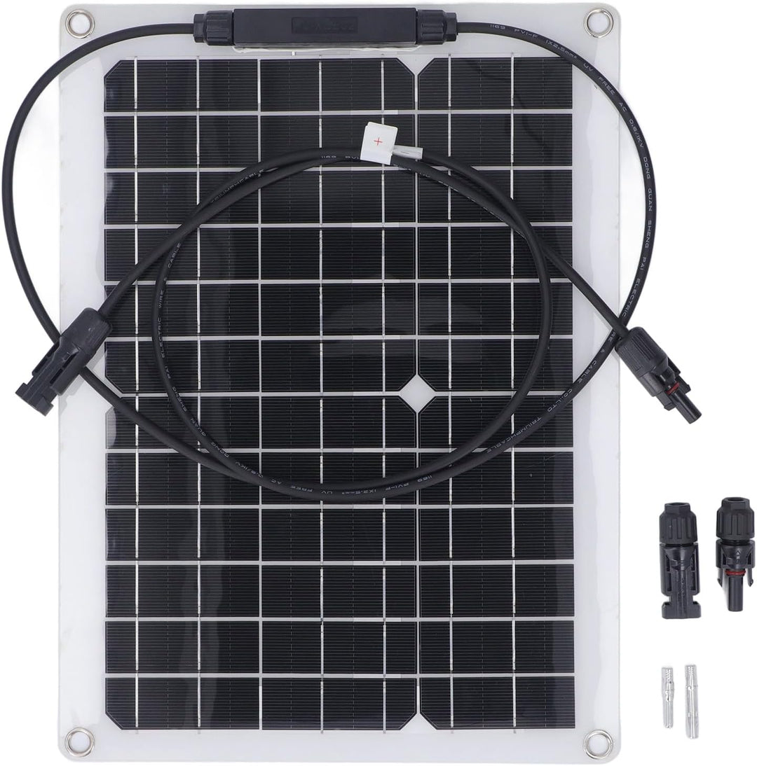 18 V 15W Kleines Solarpanel Flexible Kit für Batterieladung, Wohnmobil, Überwachungskamera, Off -Git