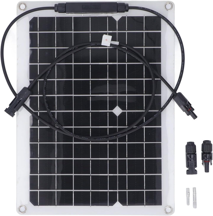 18 V 15W Kleines Solarpanel Flexible Kit für Batterieladung, Wohnmobil, Überwachungskamera, Off -Git