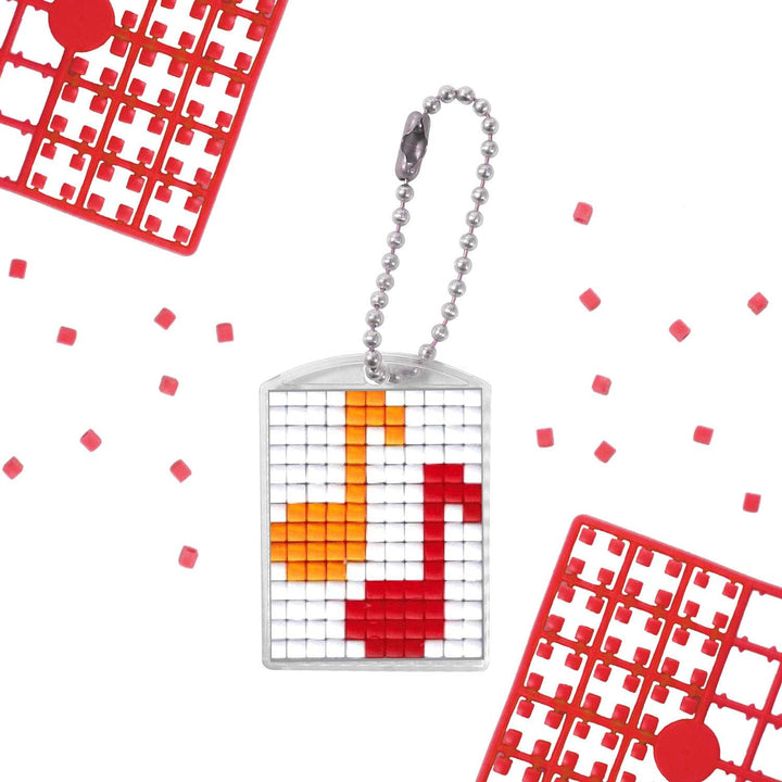Pracht Creatives Hobby Pixel P90058-14501 Spass Bastelset Noten, mit 10 Medaillons zum Pixeln, einfa