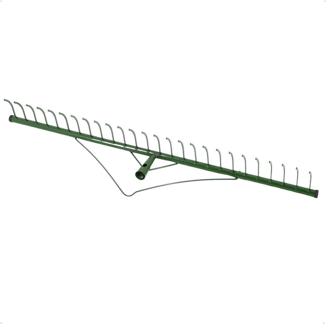 Rekord Heurechen mit 26 Zinken Breite 95 cm aus Stahl, pulverbeschichtet - ohne Stiel, Laubrechen, R