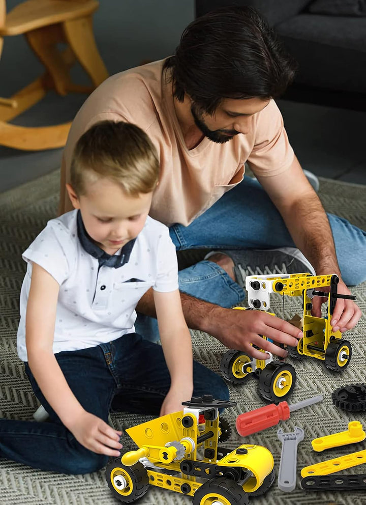AIVIAI Konstruktionsspielzeug Spielzeug für Kinder ab 5 6 7 8 9 + Jahren, 100 Stück DIY STEM Baustei