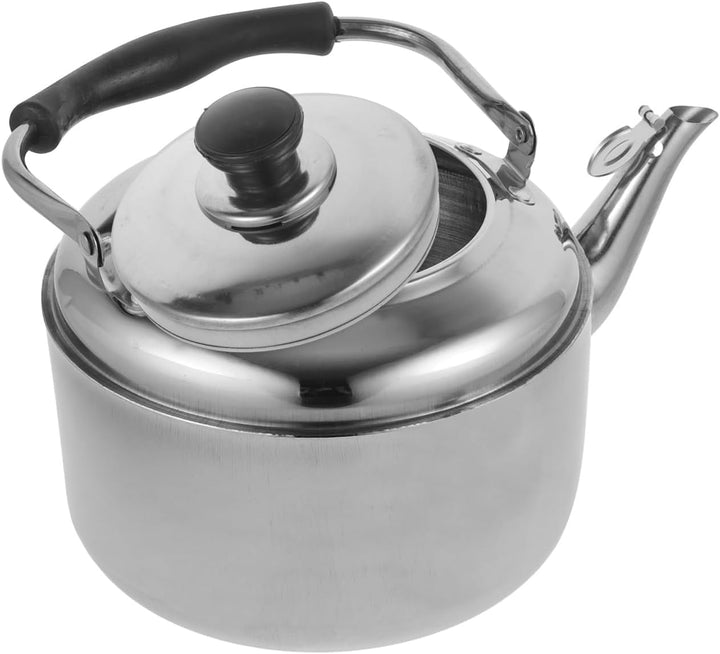 TOPBATHY Edelstahl Wasserkocher FüR Den Herd 2.5L Whistling Teekessel Mit VerbrüHungssicherem Griff