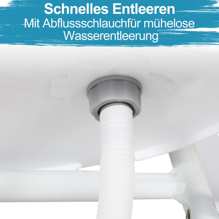 Baby Badewanne mit Gestell faltbare Babywanne Baby Wanne platzsparend, Babybadewanne mit Badekissen,