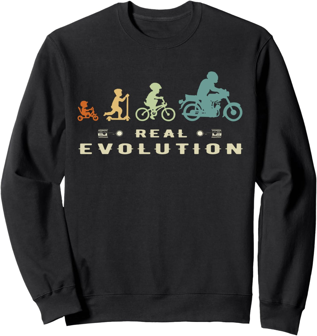 Motorrad Evolution Moped Zubehör ddr Fahrzeuge Sweatshirt