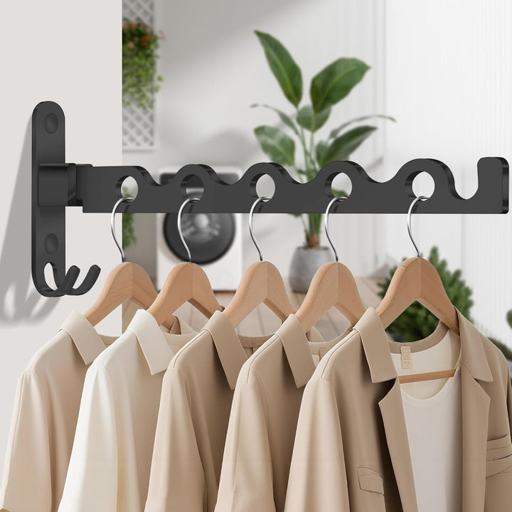Kleiderhaken Klappbar, Kleiderlüfter Kleiderständer Wand Klapphaken Wandhaken Balkon kleiderstange f