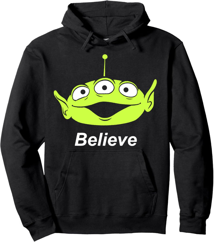 Disney Pixar Toy Story Alien Believe Big Face Pullover Hoodie