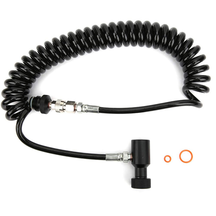Alomejor Luftspulen-Fernbedienungsschlauch G1/2" Alu-Luftspulen-Fernbedienungs-Wellschlauch ohne Ven