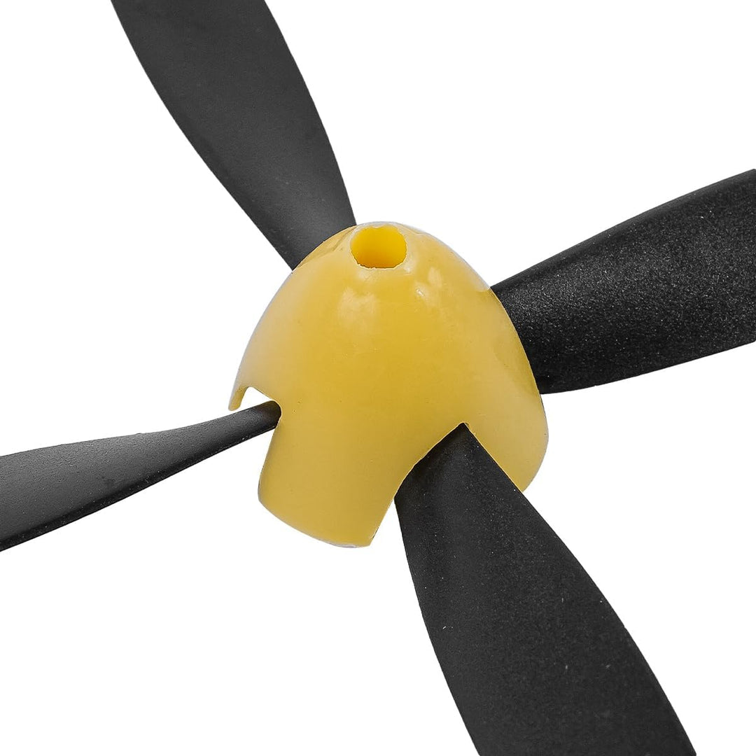 2 Stück RC-Flugzeugpropeller 4 Blätter, Propellerflugzeugteil Ferngesteuerter Flugzeugpropellerersat