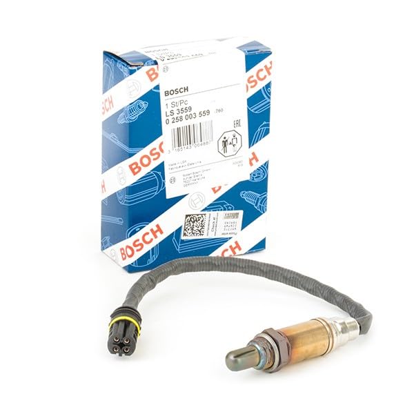 Bosch 0258003559 - Lambdasonde mit fahrzeugspezifischem Stecker 13559 Sauerstoffsensor Schmalband, 1