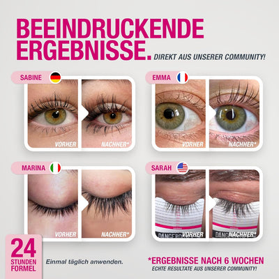LASHCOCA!NE | PROFI Wimpernserum für lange Wimpern | VEGAN | MADE in GERMANY | Testsieger | Svenja W