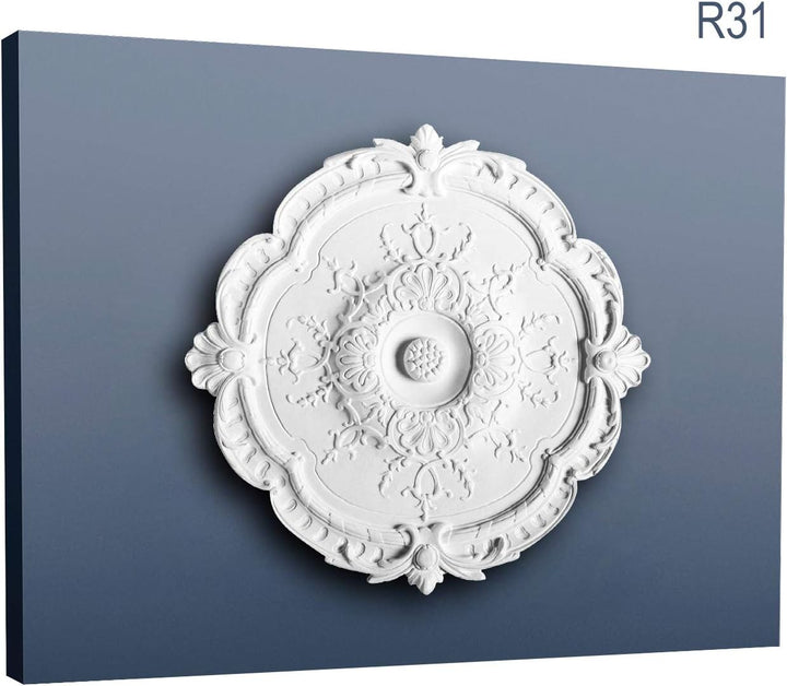 Mittlere Rosette, klassische Ornamente R31