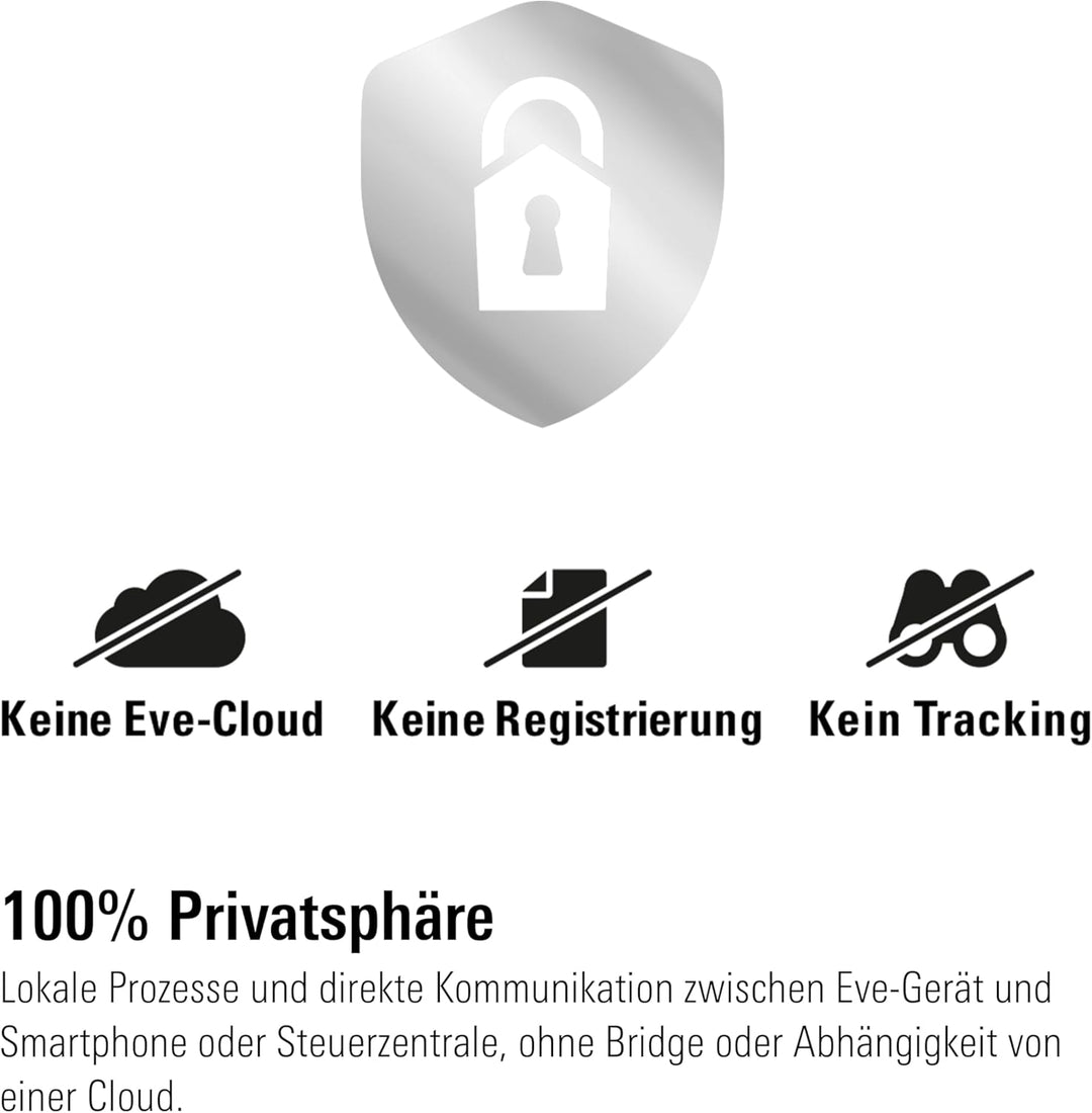 Eve Thermo Control (Matter) – Temperatursensor und -regler für Eve Thermo (4. Gen.), Thread, für App