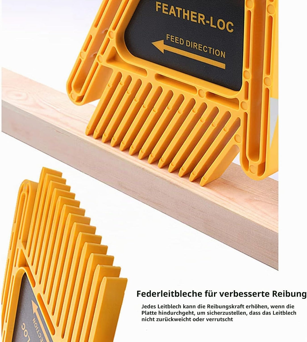 Nachar Doppel Federbrettern, Tischsägen-Federbrett- Feder Loc Board Set, Featherboard Tischsäge Push
