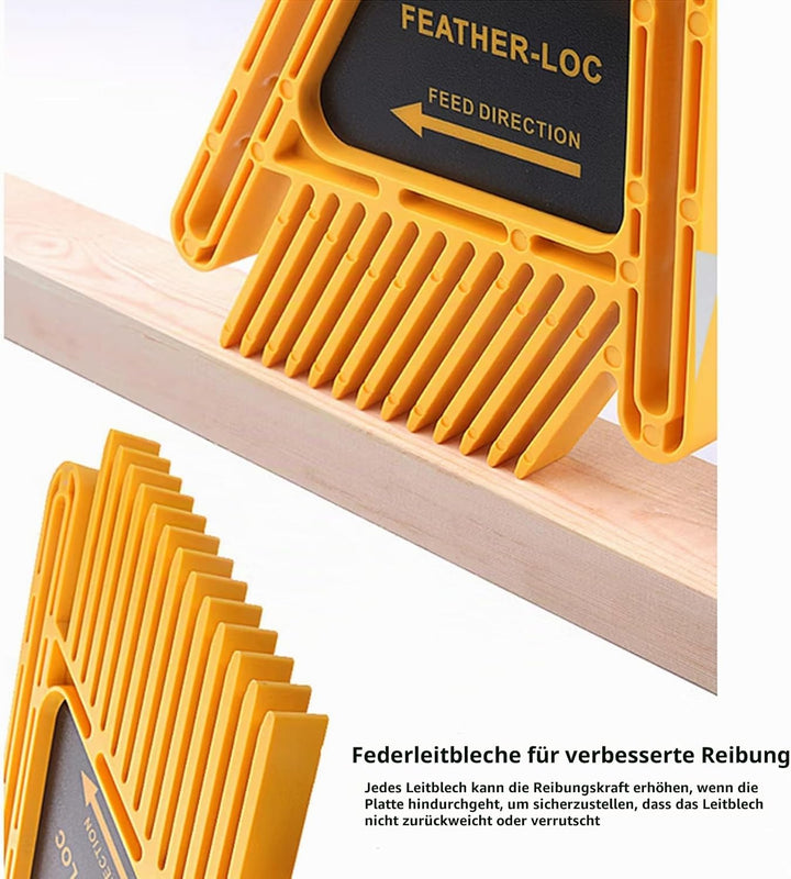Nachar Doppel Federbrettern, Tischsägen-Federbrett- Feder Loc Board Set, Featherboard Tischsäge Push