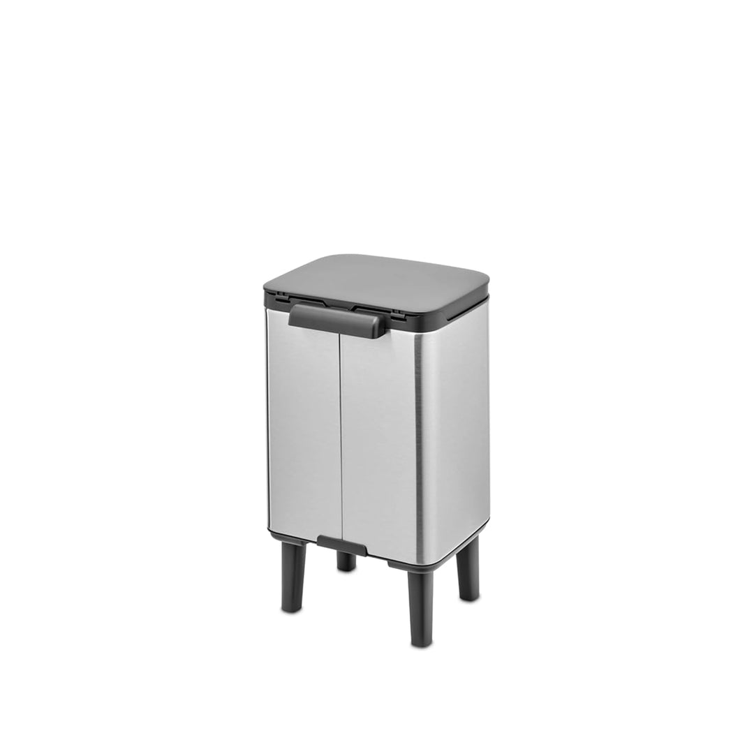 Brabantia - Mülleimer Bo Hi 4L mit Soft-Close-Deckel, herausnehmbarem Inneneimer und Transportgriff