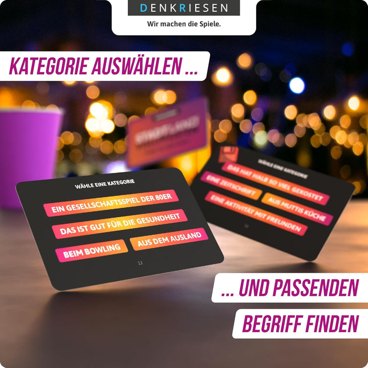 DENKRIESEN - Stadt Land Vollpfosten® – Das Kartenspiel - 70/80/90 Edition - 'Früher war Alles Besser