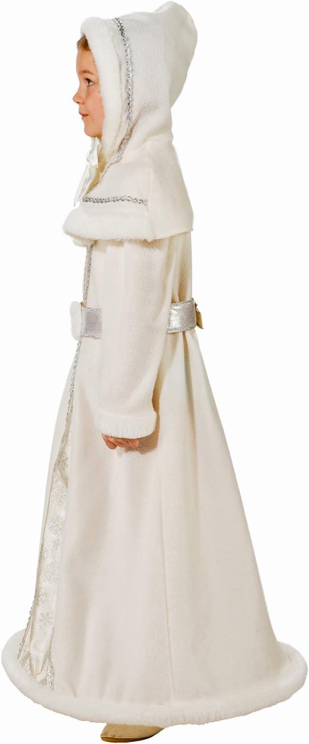 Kinder Kostüm Schneekönigin Snow White Märchen Prinzessin Fasching Karneval (128), 128