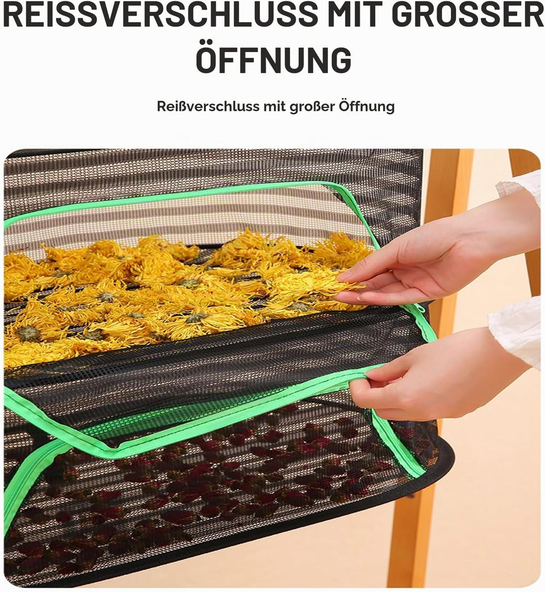 szdianhai Mehrstöckigen Trockennetz,mit Haken Netzgestell zum von Sonnentrocknung Kleidung Kräutern