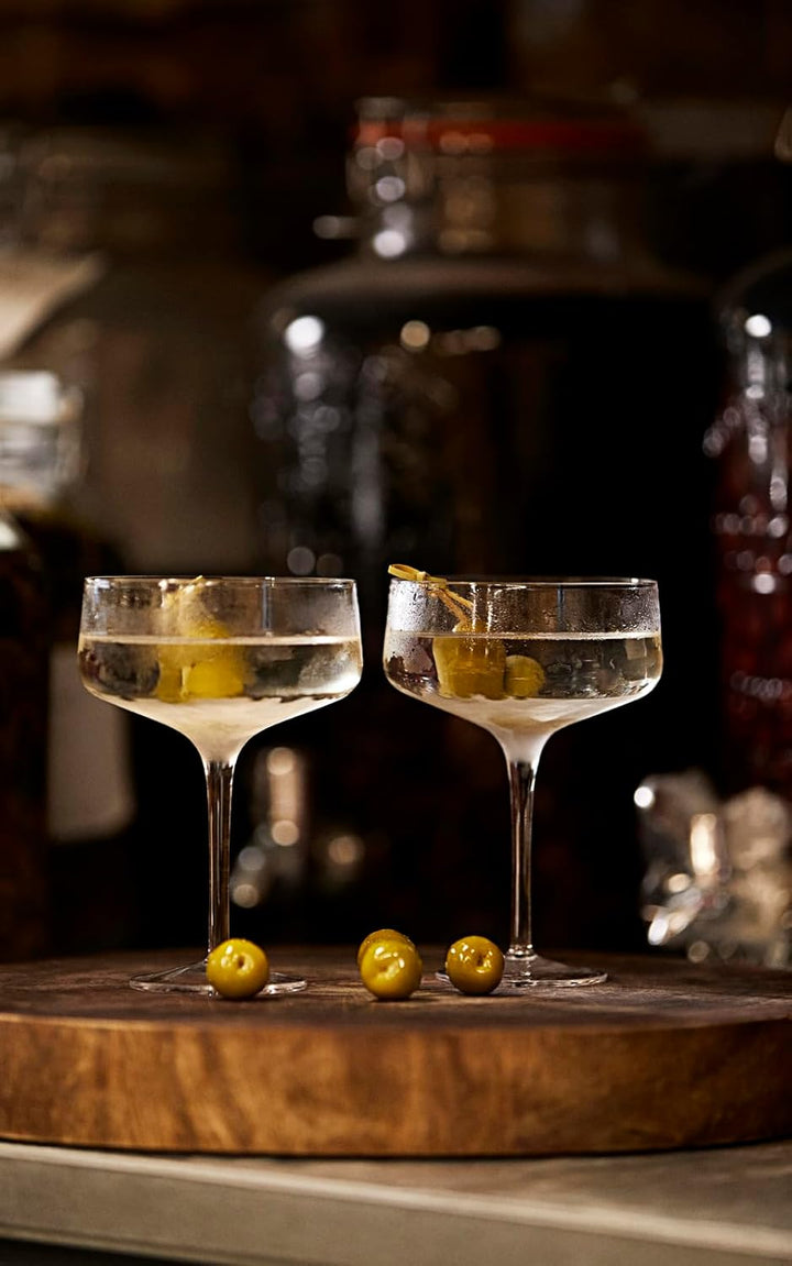 Zone Rocks Coupe/Cocktail Glas 13,5 cm 27 cl 2 Stck. 27 cl - dia. 9,5 cm Klar, 27 cl - dia. 9,5 cm K