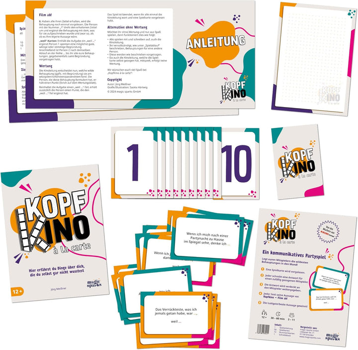 Generisch Kopfkino à la Carte - Original-Edition, Partyspiel, 3-11 Mitspieler