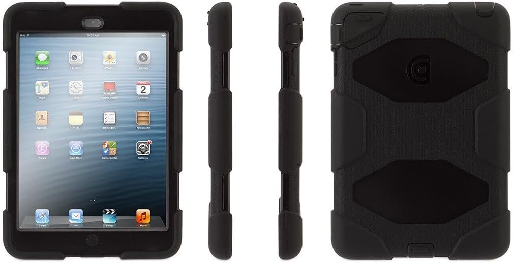 Griffin Survivor Schutzhülle für iPad mini /2/3 - schwarz/schwarz/schwarz Survivor All-Terain Apple