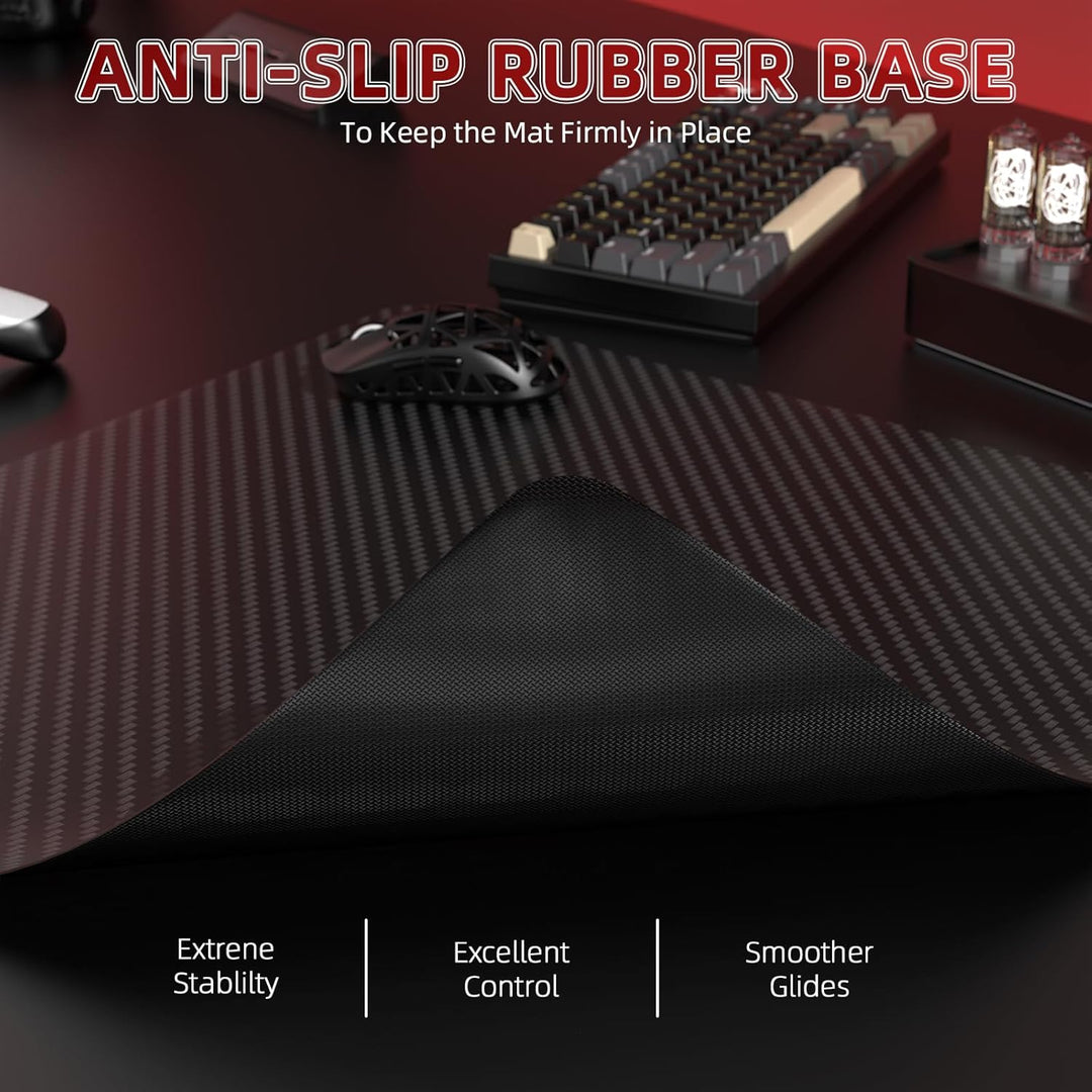 MAGIC-REFINER x Attack Shark CM04 Gaming-Mauspad aus Kohlefaser für Geschwindigkeit und Kontrolle, E
