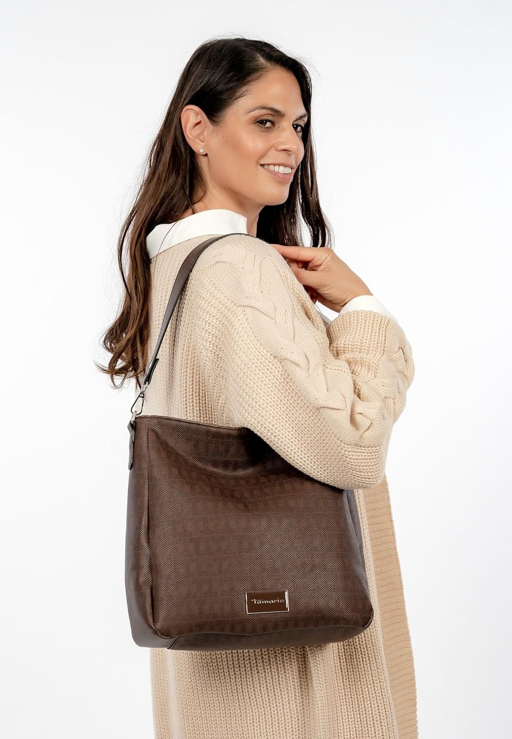 Tamaris Beutel Jody 31985 Damen Handtaschen Ornament sand 420 Einheitsgrösse Brown, Einheitsgrö