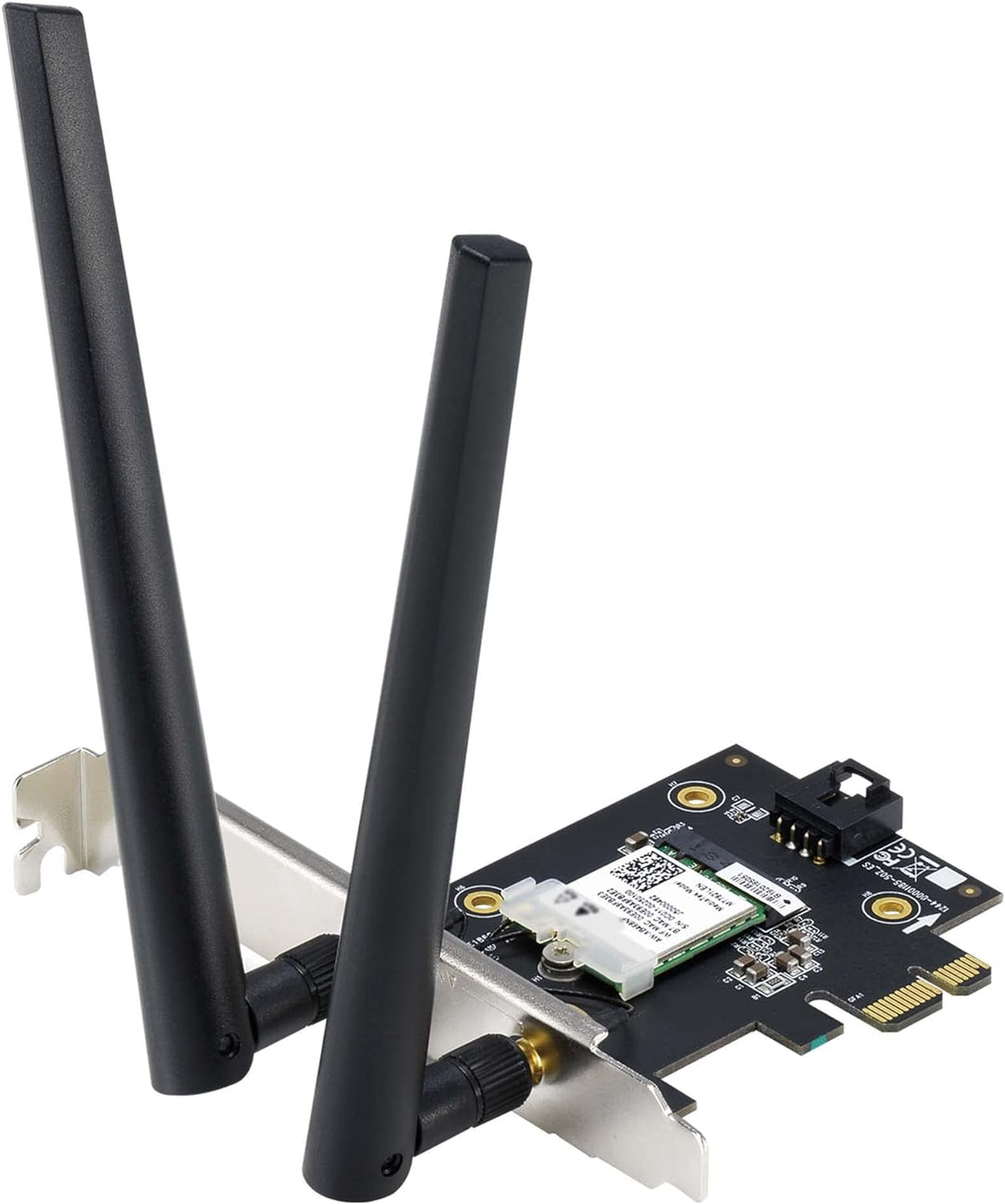 ASUS PCE-AXE5400 WiFi 6E PCI-E Adapter (Zwei Externe Antennen, 6Hz Band, 160MHz, Bluetooth 5.2, WPA3