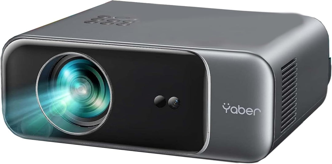 Beamer, [Autofokus/Trapezkorrektur] WiFi6 Bluetooth 1080P Full HD Beamer Heimkino Unterstüt 4K Video