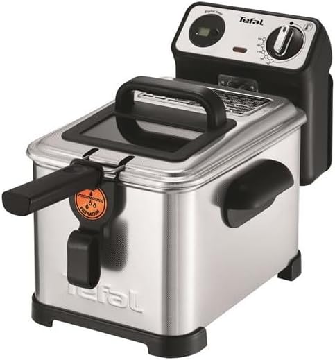 Tefal fr5191 nur freistehend Fritteuse Fritteuse, 1,3 kg, Metall, 4 l, Single, Edelstahl)