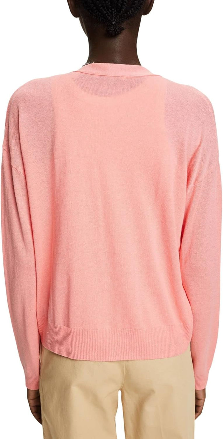 ESPRIT Damen 023ee1i305 Strickjacke XXS 670/Pink, XXS 670/Pink