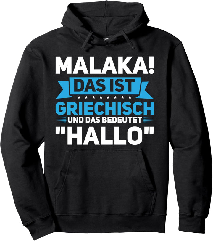 Grieche Griechenland Griechische Flagge Pullover Hoodie