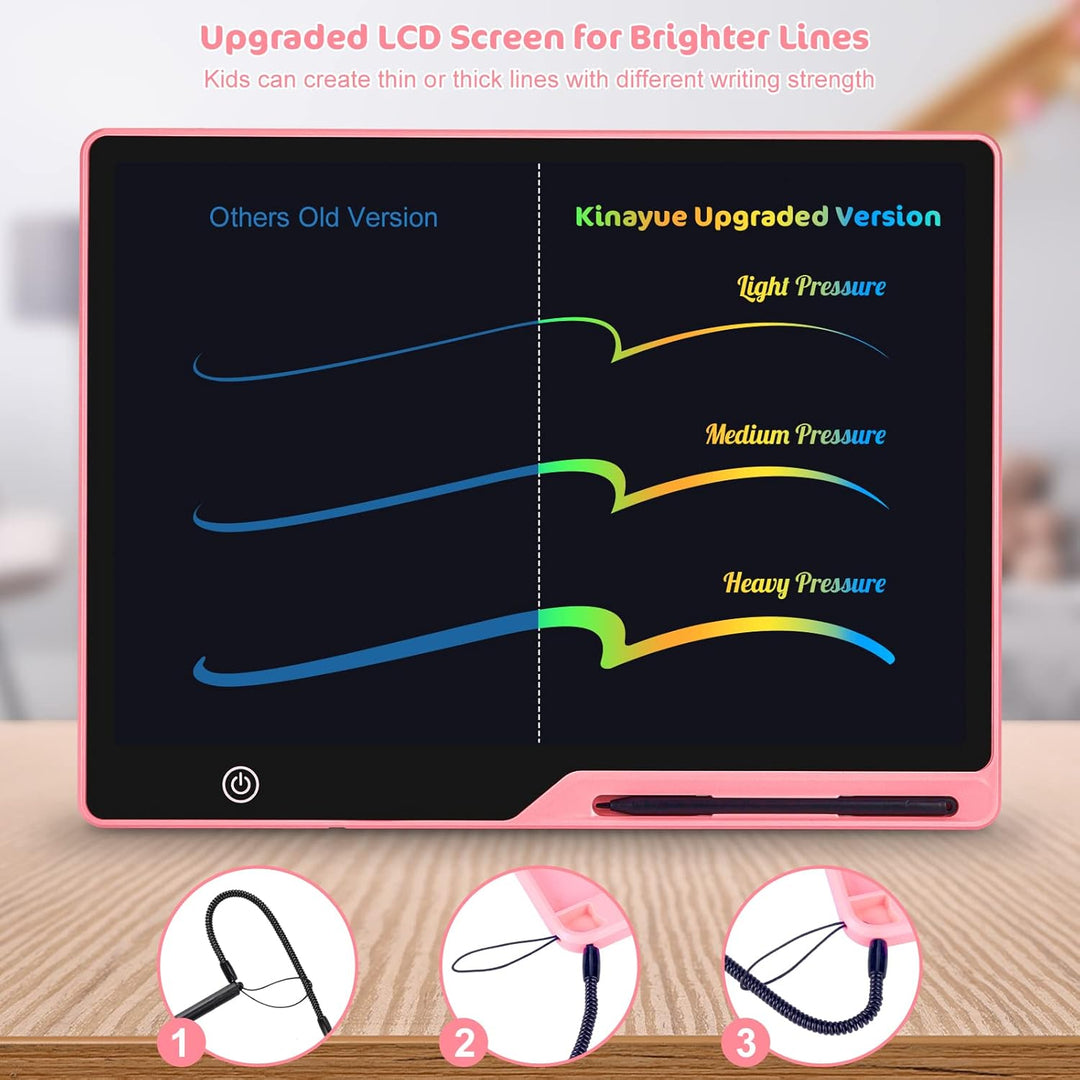 Zaubertafel Maltafel 16 Zoll Wiederaufladbar, Spielzeug LCD Schreibtafel Kinder Pädagogisches Kinder