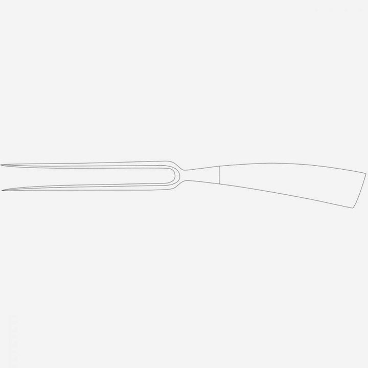 Van Berkel - Tranchiergabel - Elegance Serie | Klingenlänge: 18 cm | Griff: Rot|*Blisterverpackung*