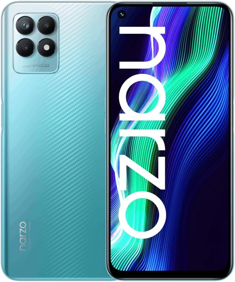 realme Narzo 50-4+128 GB Smartphone, Starker 5000-mAh-Akku, Helio G96 Gaming-Prozessor, Ultraflüssig