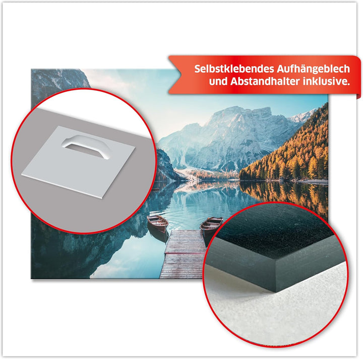 Primus Print - Wandbild/Glasbild - Acrylglas/Aludibond (Acryl, See 84,1x59,4 cm) Acryl See, Acryl Se