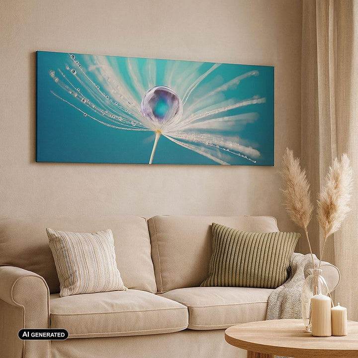 Wandbilder Dekoration Wohnzimmer Pflanze Natur Panorama Bilder auf Leinwand 120x50cm Leinwandbild mi