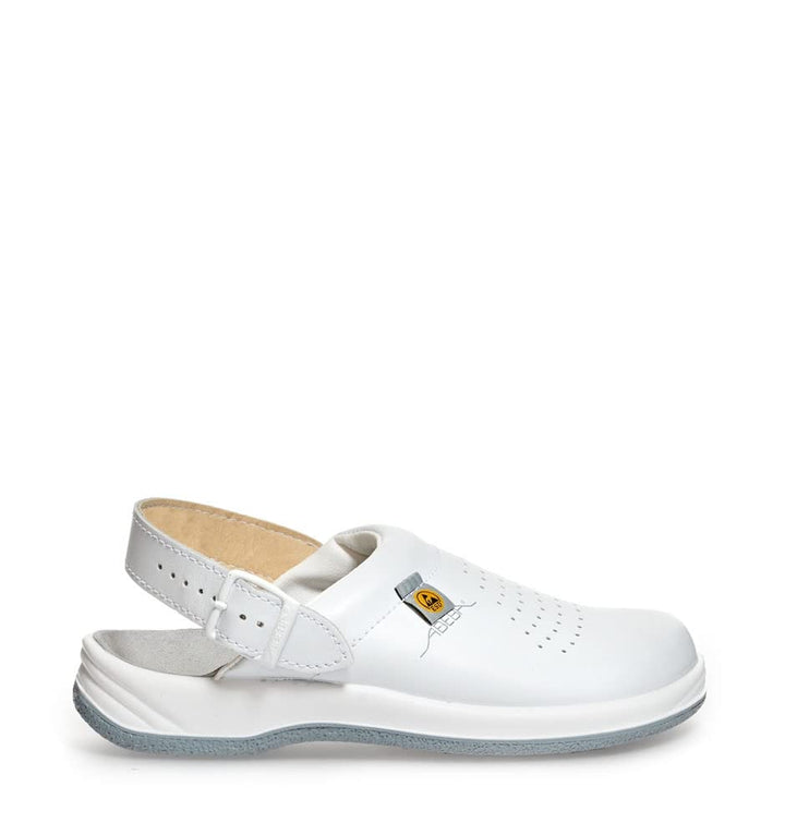 ABEBA 35600 ARROW ESD Verstopfen, OB, A, FO, SRA, Weiss, Grösse 39 39 EU, 39 EU