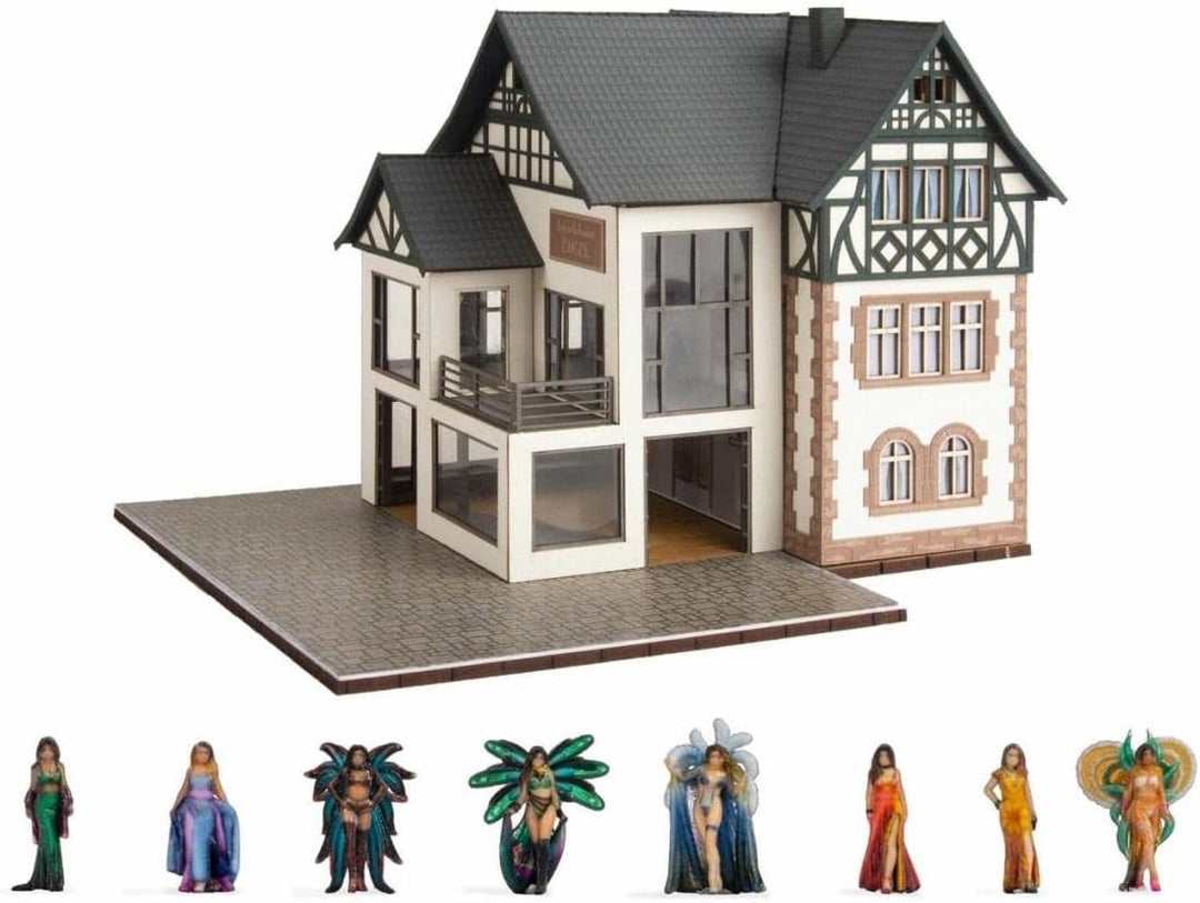 NOCH 66501 Modegeschäft mit Micro-Motion Modeschau, Mehrfarbig, S