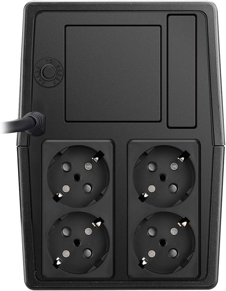 FSP Fortron FP 1000 Line-Interactive USV 1000 VA / 600 W, 4X Schuko, Eingang Spannungsumfang 162-290