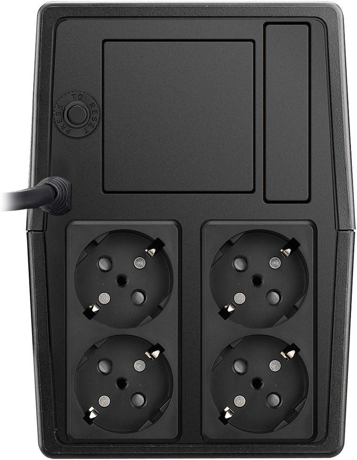 FSP Fortron FP 1000 Line-Interactive USV 1000 VA / 600 W, 4X Schuko, Eingang Spannungsumfang 162-290