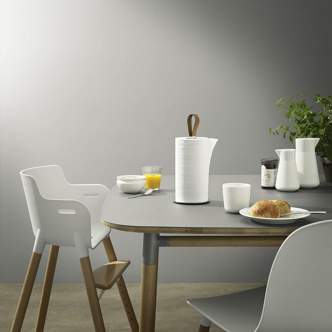 EVA SOLO | Küchenrollenhalter | Edelstahl mit Lederdetail | Reiben
