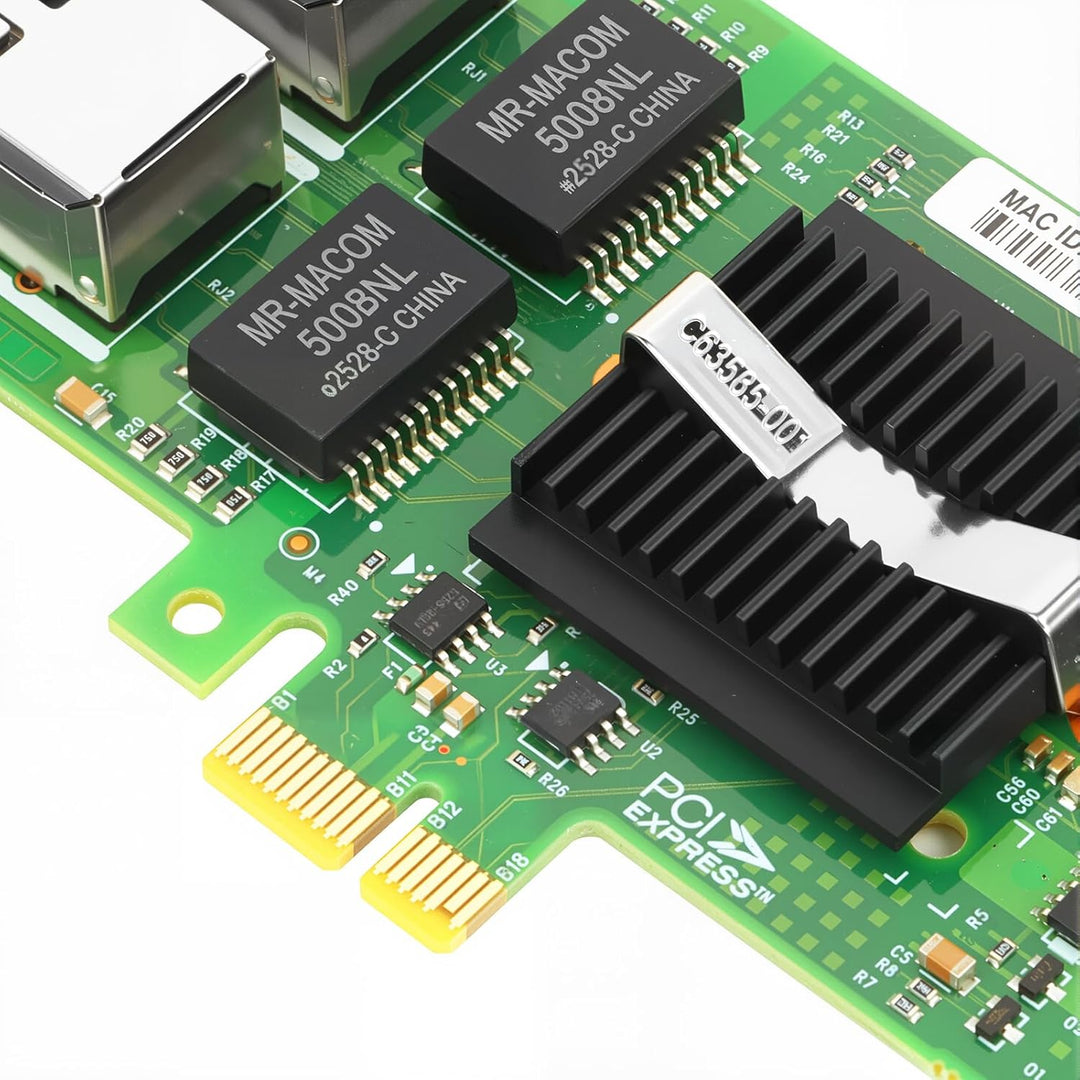 PCIe Ethernet Network Card for Intel I350-T2 I350AM2 Chipset PCIe 2.1 x1 1Gb Dual Port RJ45 LAN Card