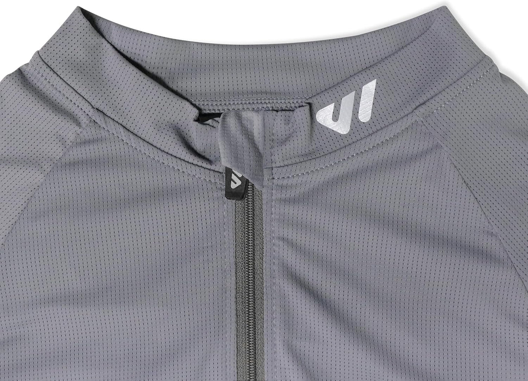 Lo.gas Radtrikot Herren Kurzarm, Rennrad Trikot Durchgehender Reissverschluss mit 3 Taschen M Kurzar
