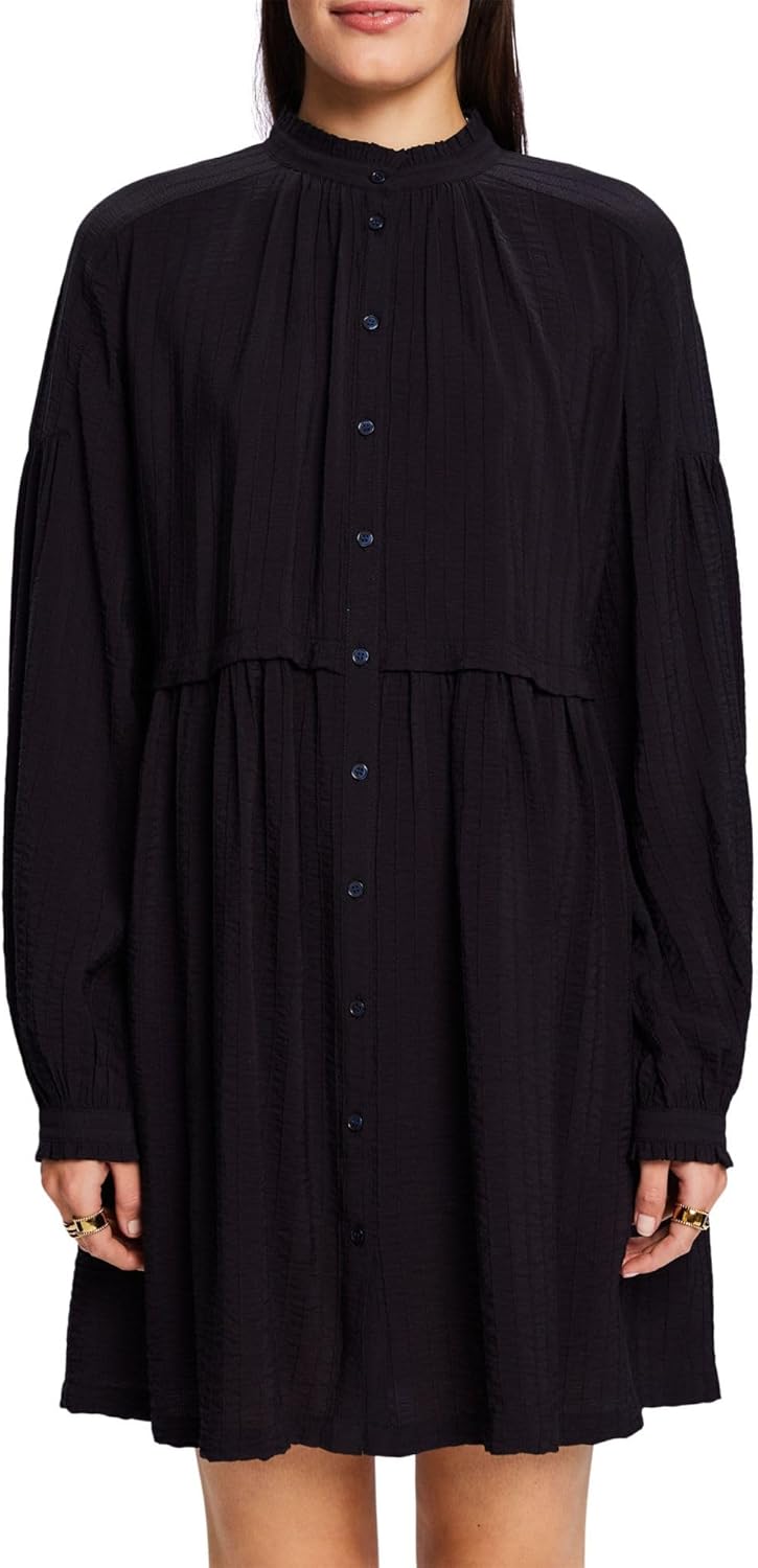 ESPRIT Damen Kleid, 001/Black