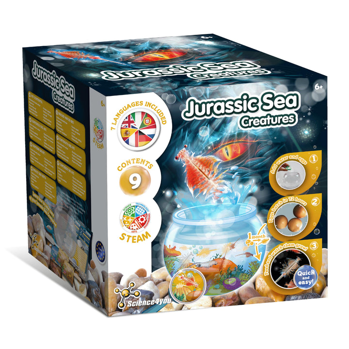Science4you Jurassische Meerestiere für Kinder ab 6 Jahren - Erstellen Sie EIN Ökosystem für Wasserd