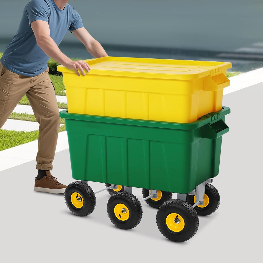 6 Rad Geländewagen, Bodenstehend 1200 lbs Kapazität Schwerlast Möbelwagen, für Häusern, Logistik, De