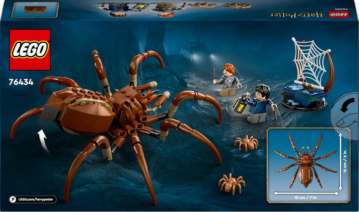 LEGO Harry Potter Aragog im Verbotenen Wald, Fantasy-Spielset mit Spinnen-Figur, Fabelwesen, 2 Minif