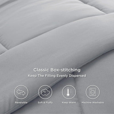BEDSURE Winterbettdecke 135x200 Warm and Weiche - Bettdecke 135 x 200 Winter 450GSM Füllung, Öko Tex